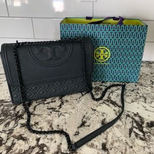 Tory Burch Fleming Matte Convertible Shoulder Bag